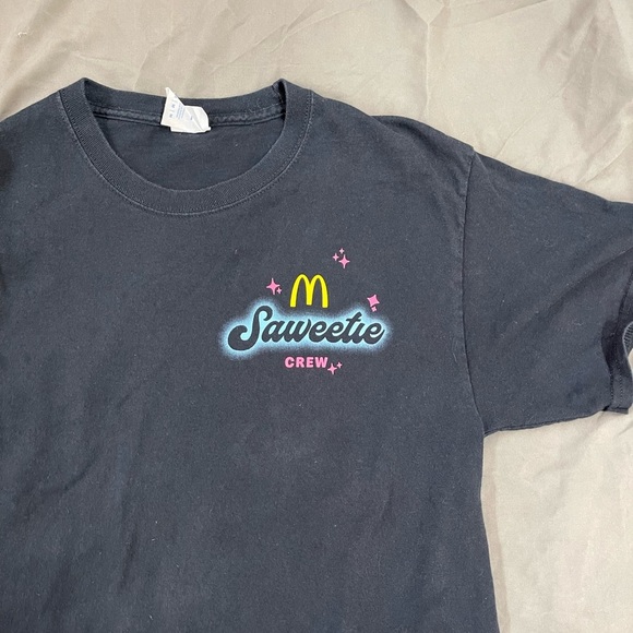 McDonalds Saweetie Crew T-Shirt Size Medium unisex - Picture 3 of 5